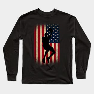 basketball man dunk Long Sleeve T-Shirt